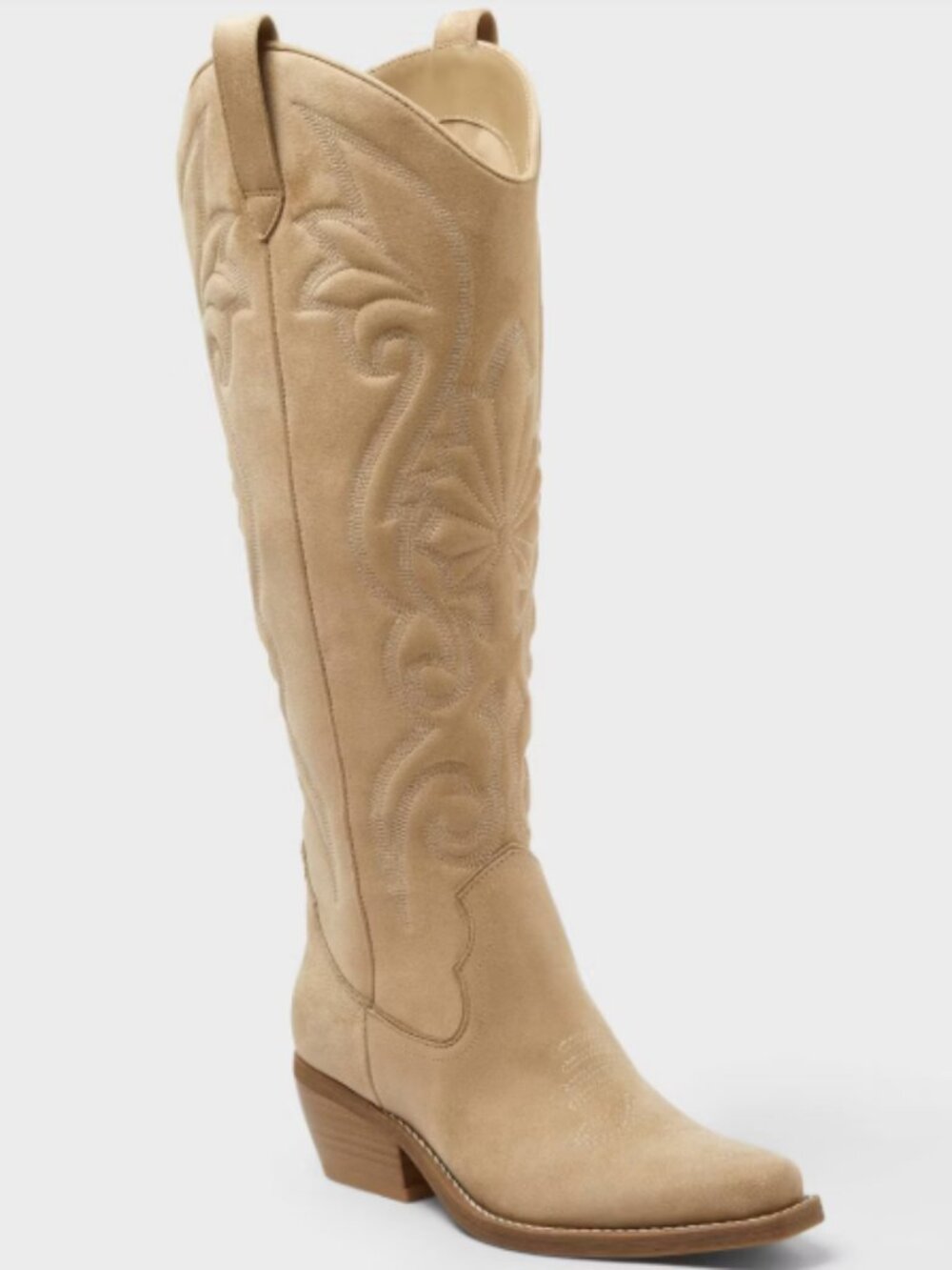 Wild Fable - Kenzi Tall Western Boot - TAN